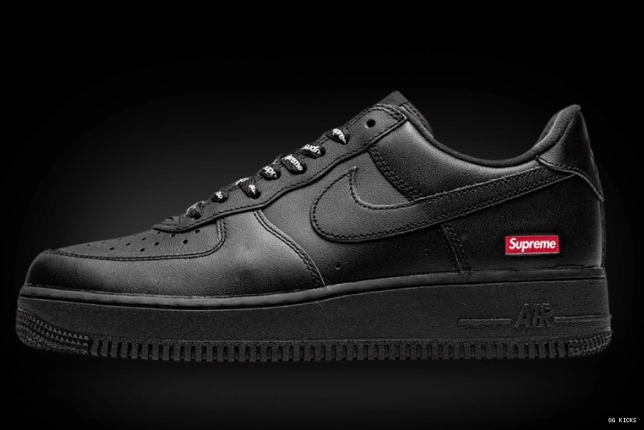 1 Low Force Supreme Black Air Nike 0810